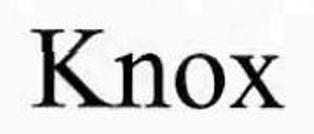 Knox Device mark 2632581 Trademark