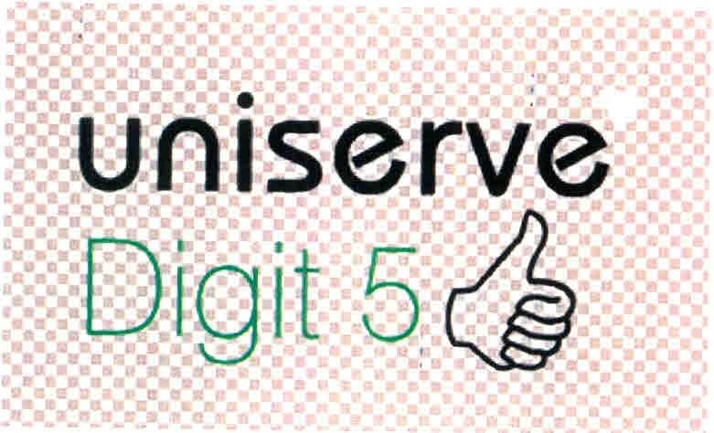 Uniserve Digit 5 Device mark 2639264 Trademark