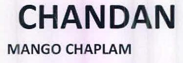 Chandan Mango Chaplam Device mark 2650499 Trademark