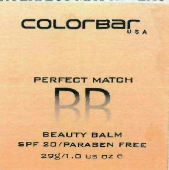 Colorbar Usa Perfect Match Bb(device) Device mark 2487498 Trademark