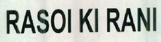 Rasoi Ki Rani Device mark 2422781 Trademark