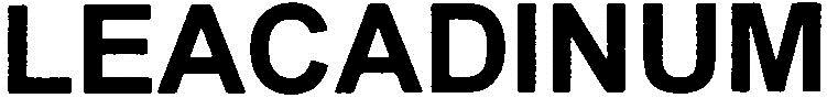 Leacadinum Device mark 2710300 Trademark