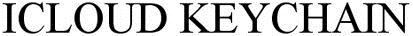 Icloud Key Chain Device mark 2719407 Trademark