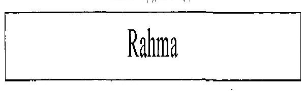 Rahma Device mark 2728698 Trademark