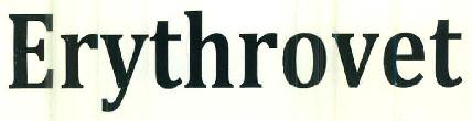 Erythrovet Device mark 2733459 Trademark