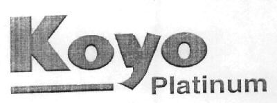 Koyo Platinum (device) Device mark 2711879 Trademark