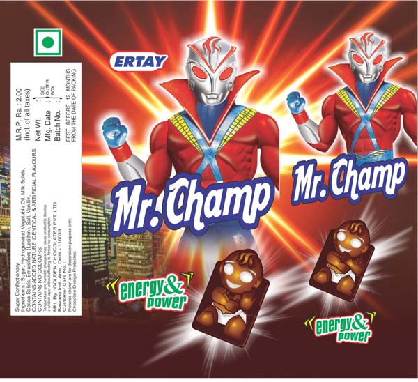 Ertay Mr.champ Device mark 2741529 Trademark