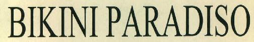 Bikini Paradiso Device mark 2710634 Trademark