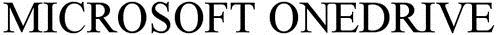Microsoft Onedrive Device mark 2750701 Trademark