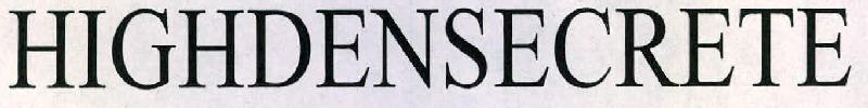 Highdensecrete Device mark 2278614 Trademark