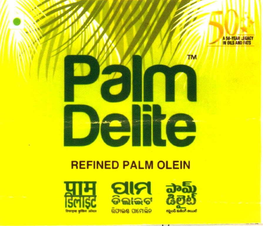 Palm Delite Refined Palm Olein Device mark 2588976 Trademark