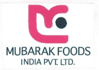 Mubarak Food India Pvt.ltd. (label) Device mark 2285511 Trademark