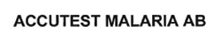 Accutest Malaria Ab Device mark 2788662 Trademark