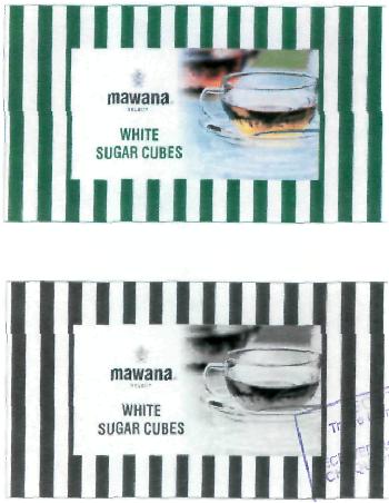 Mawana White Sugar Cubes (device) Device mark 2293382 Trademark