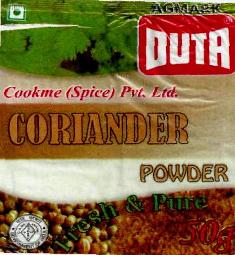 Duta Coriander Powder(device) Device mark 2524125 Trademark