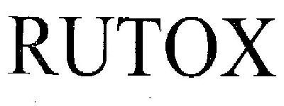 Rutox (word Mark) Device mark 2617561 Trademark