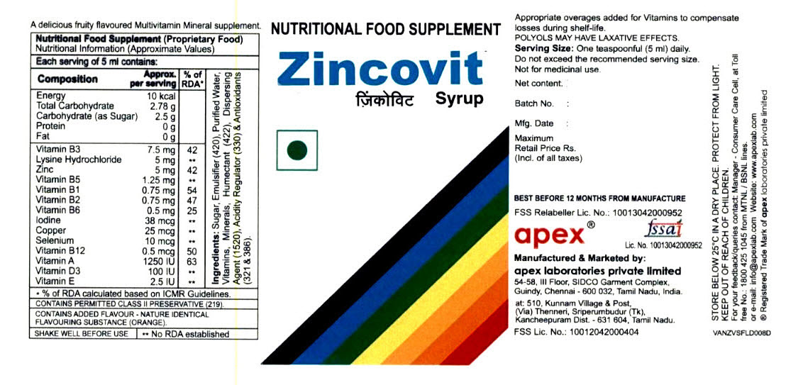 Zincovit Device mark 2836282 Trademark