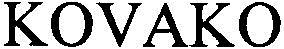 Kovako Device mark 2681200 Trademark