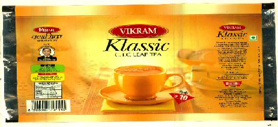 Vikram Klassic C.t.c Leaf Tea Device mark 2712363 Trademark