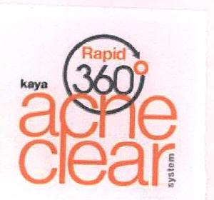Rapid 360 Kaya Acne Clear Device mark 2751588 Trademark