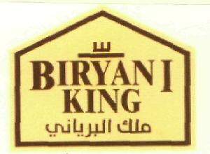 Biryani King (label) Device mark 2742346 Trademark