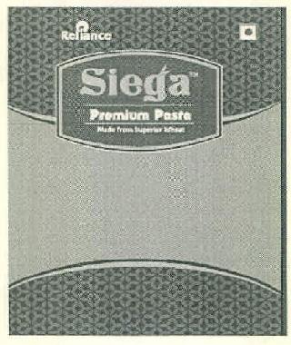 Reliance Siega Premium Pasta Device mark 3092221 Trademark