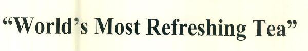 "world's Most Refreshing Tea" Device mark 3092238 Trademark