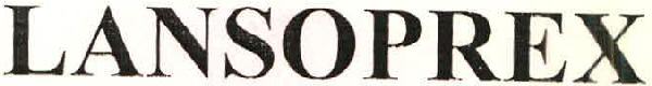 Lansoprex Device mark 2789394 Trademark