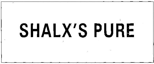 Shalx's Pure Device mark 3116056 Trademark