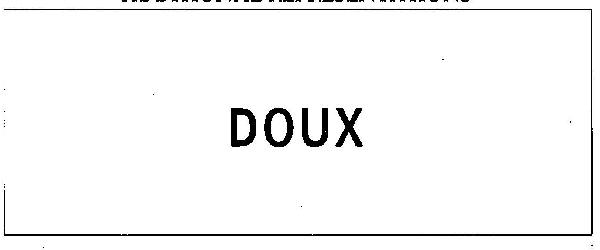 Doux Device mark 3116057 Trademark