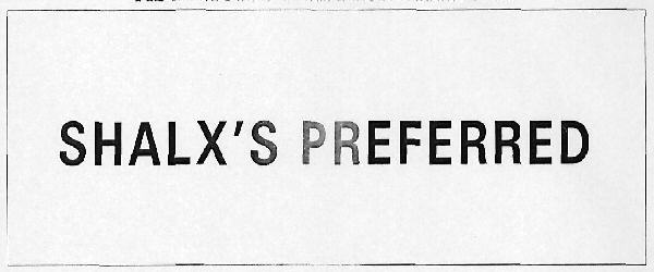 Shalx's Preferred Device mark 3116063 Trademark