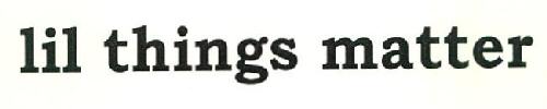 Lil Things Matter Device mark 3108302 Trademark