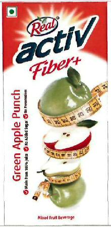 Real Active Fiber Green Apple Punch Device mark 3099447 Trademark