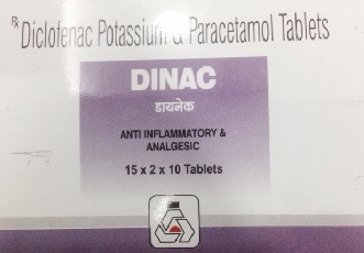 Dinac Anti Inflammatory And Analgesic Device mark 2868318 Trademark
