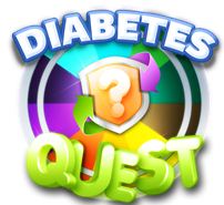 Diabetesquest Logo (in Colour) Device mark 3124018 Trademark
