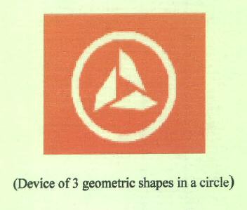 Device Of 3 Geometric Shapes In A Circle Device mark 3193798 Trademark
