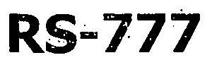 Rs-777 Device mark 3139656 Trademark