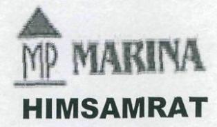 Mp Marina Himsamrat Device mark 2913931 Trademark