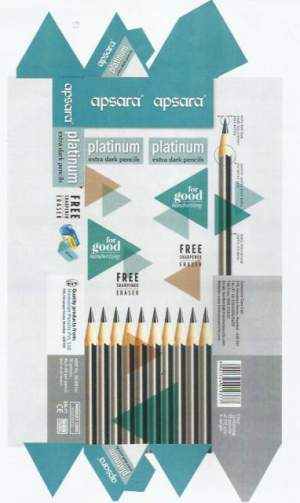 Apsara Platinum Extra Dark Pencils Device mark 3161919 Trademark