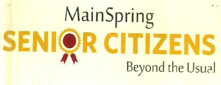 Mainspring Senior Citizens Beyond The Usual Device mark 3240378 Trademark