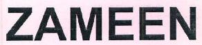 Zameen Device mark 3217325 Trademark