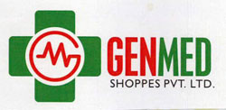 Genmed Shoppes Pvt. Ltd. With Logo Device mark 3248136 Trademark