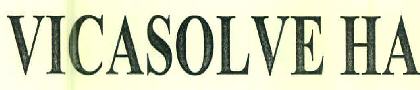 Vicasolve Ha Device mark 3212253 Trademark
