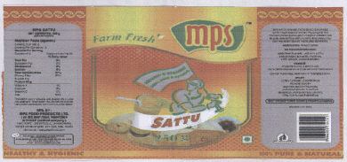 Mps Farm Fresh Sattu (device) Device mark 2186002 Trademark