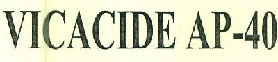 Vicacide Ap-40 Device mark 3212236 Trademark