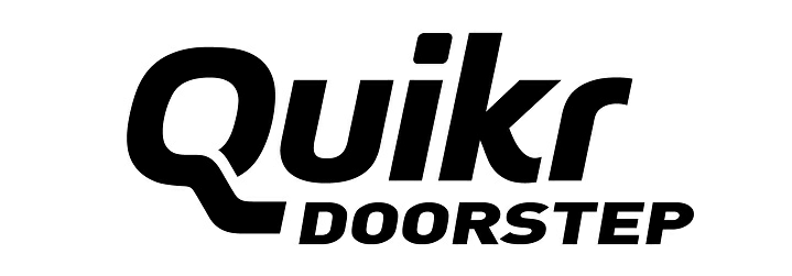 Quikr Doorstep Label In Black And White Device mark 3186346 Trademark