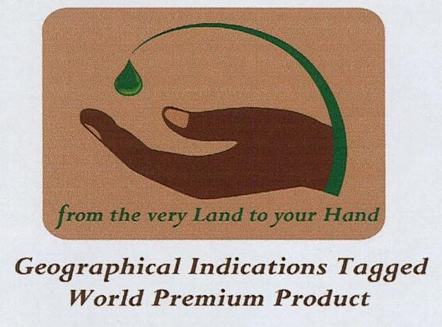 From The Very Land To Your Hand Geographical Indications Tagged World Premium Product Device mark 3194127 Trademark