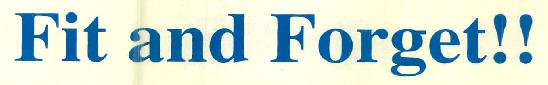 Fit And Forget!! Device mark 3185328 Trademark