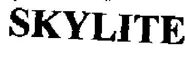 Skylite (label) Device mark 2193896 Trademark