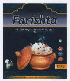 Farishta (label) Device mark 3202166 Trademark